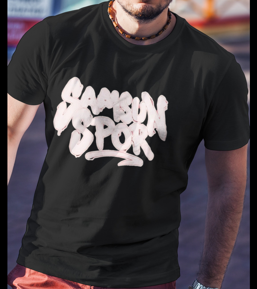 Samsun Spor Yeni Oversize Yıkamalı T-Shirt