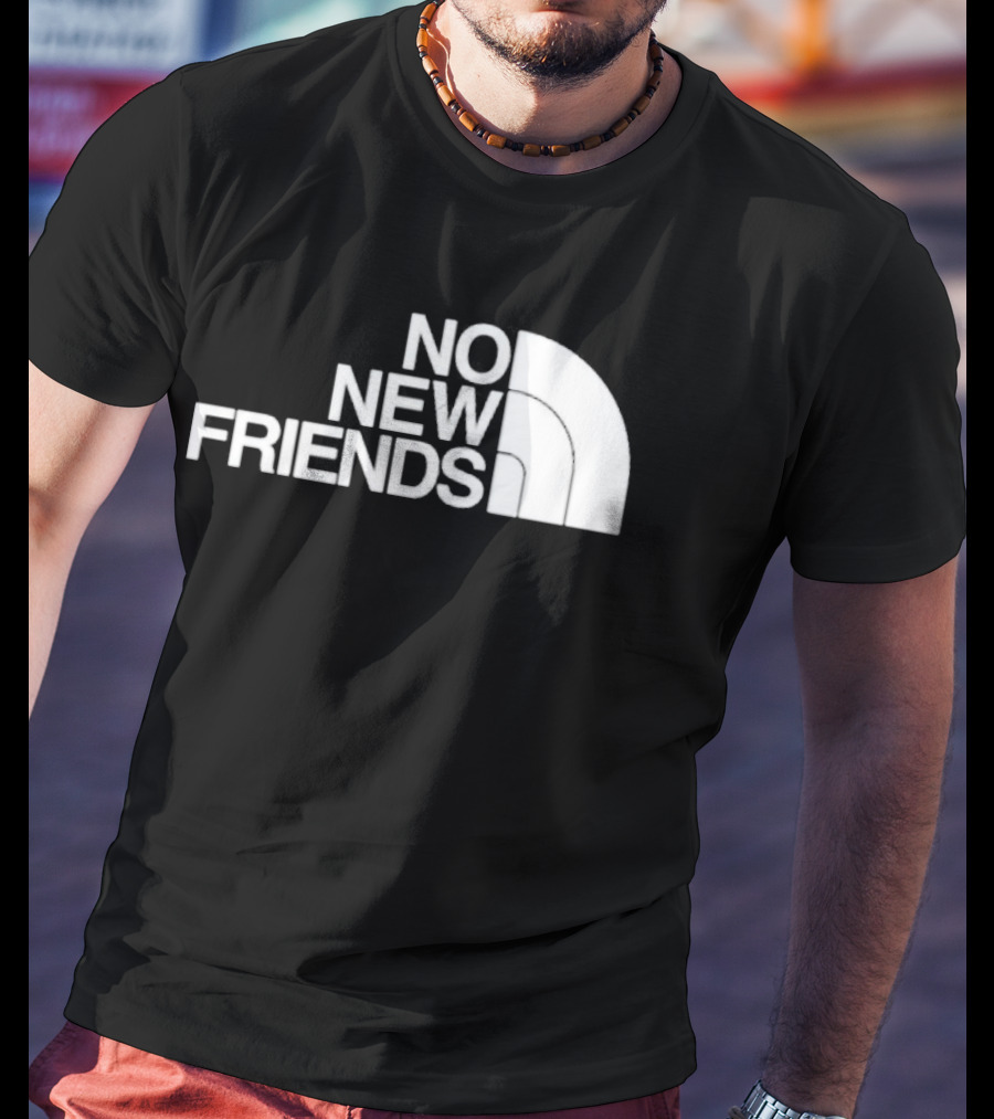 Saosin No New Friends North Face T-Shirt