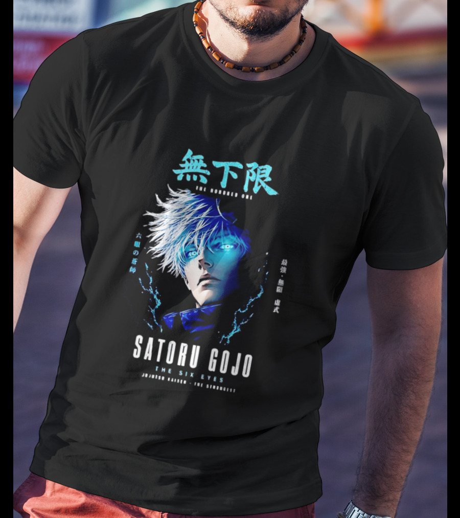 Satoru Gojo The Six Eyes Jujutsu Kaisen The Honored One T-Shirt