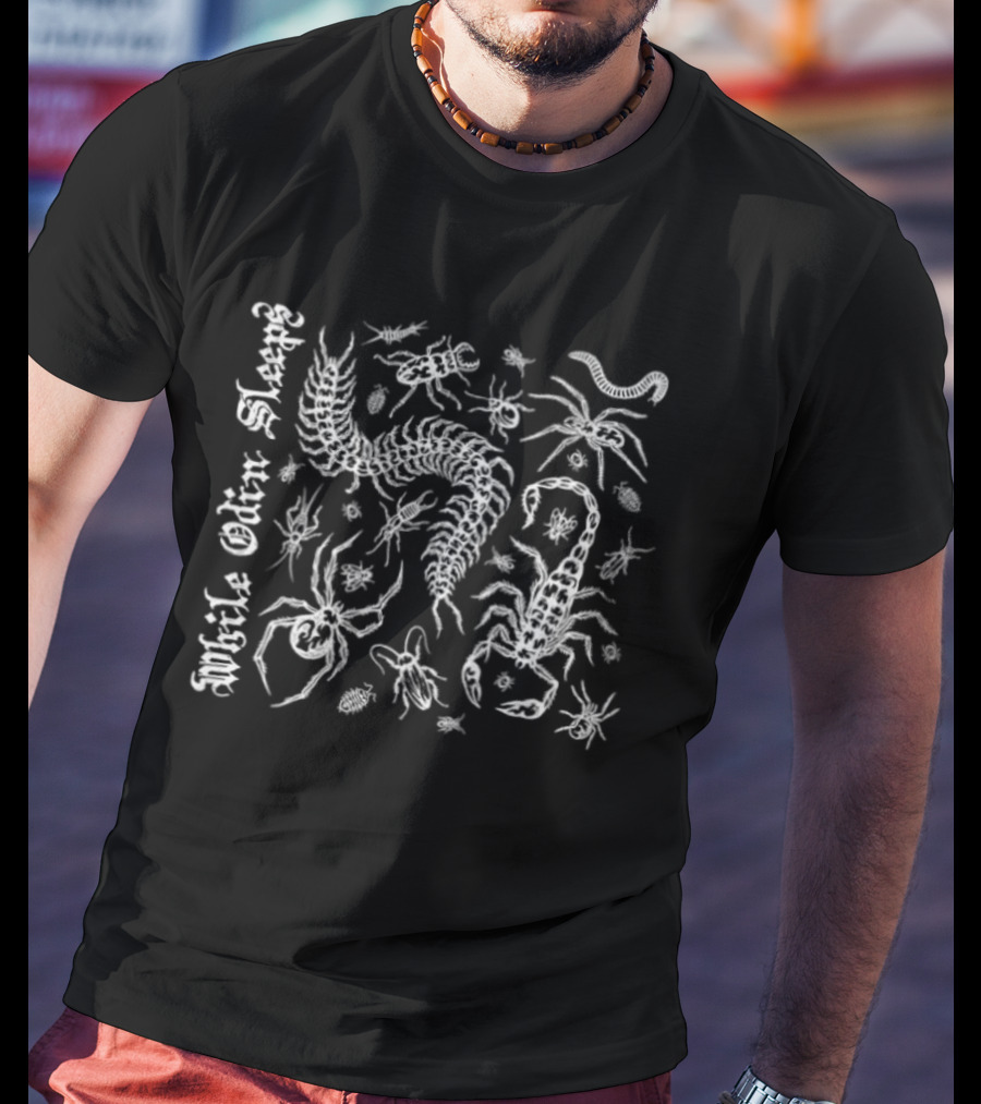 While Odin Sleeps Entomology Gothic Insects T-Shirt