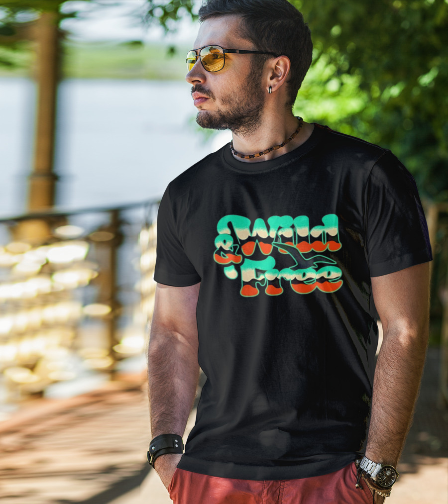 Wild And Free Bird Flight T-Shirt