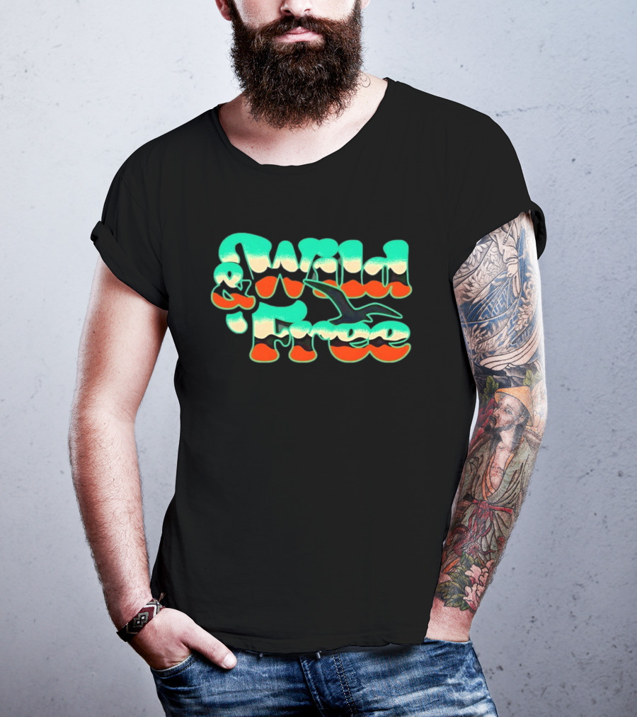 Wild And Free Bird Flight T-Shirt