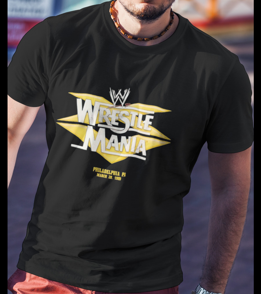 WWE WrestleMania XV Philadelphia March 28 1999 T-Shirt