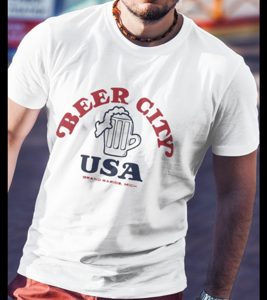 Beer City USA Grand Rapids Michigan Pint T-Shirt