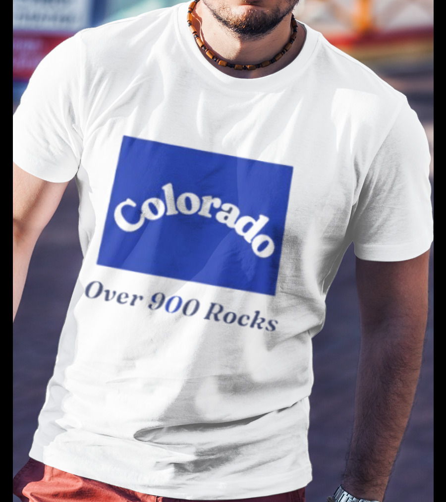 Colorado Over 900 Rocks Geology Nature Humor Celebration Stone Enthusiasts T-Shirt