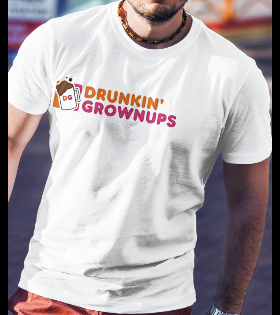 Drunkin Grownups DG Beer Foam Fun T-Shirt