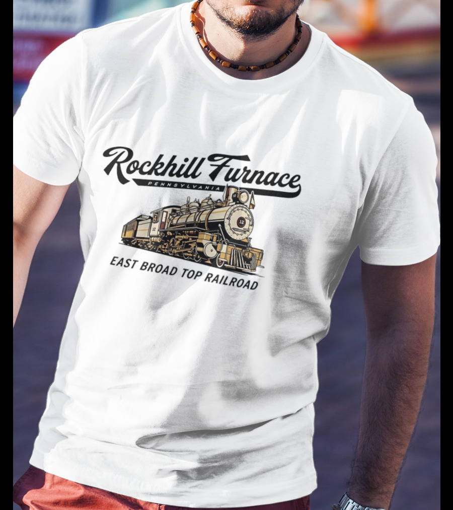 Rockhill Furnace Pennsylvania East Broad Top Railroad Steam Train 12 T-Shirt