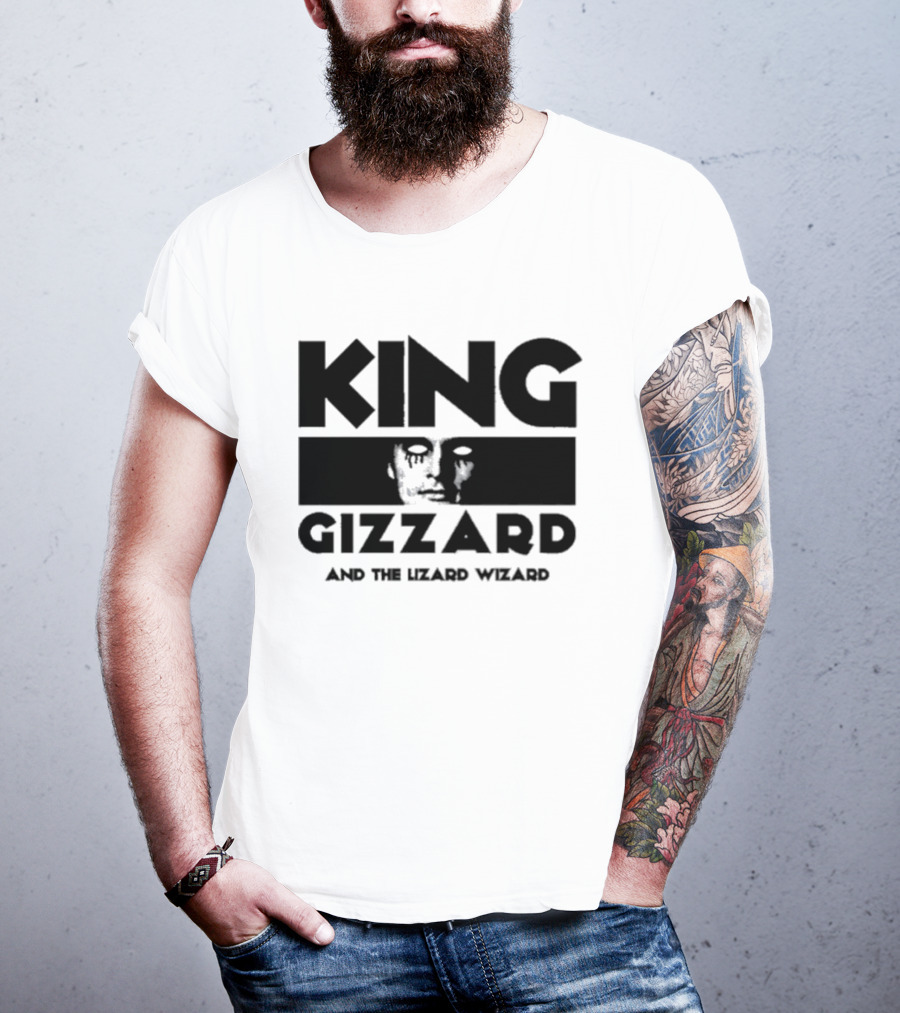 King Gizzard And The Lizard Wizard Face Illusion T-Shirt