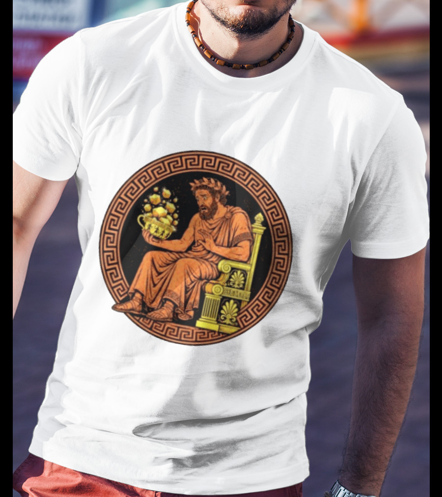 King Midas Ancient Greek Mythology Gold Transformative Touch T-Shirt