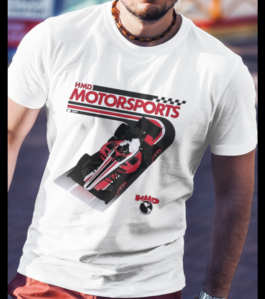 HMD Motorsports Indy NXT 2026 Racing Car T-Shirt