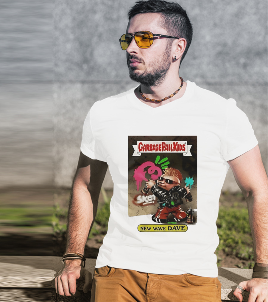 New Wave Dave Garbage Pail Topps T-Shirt