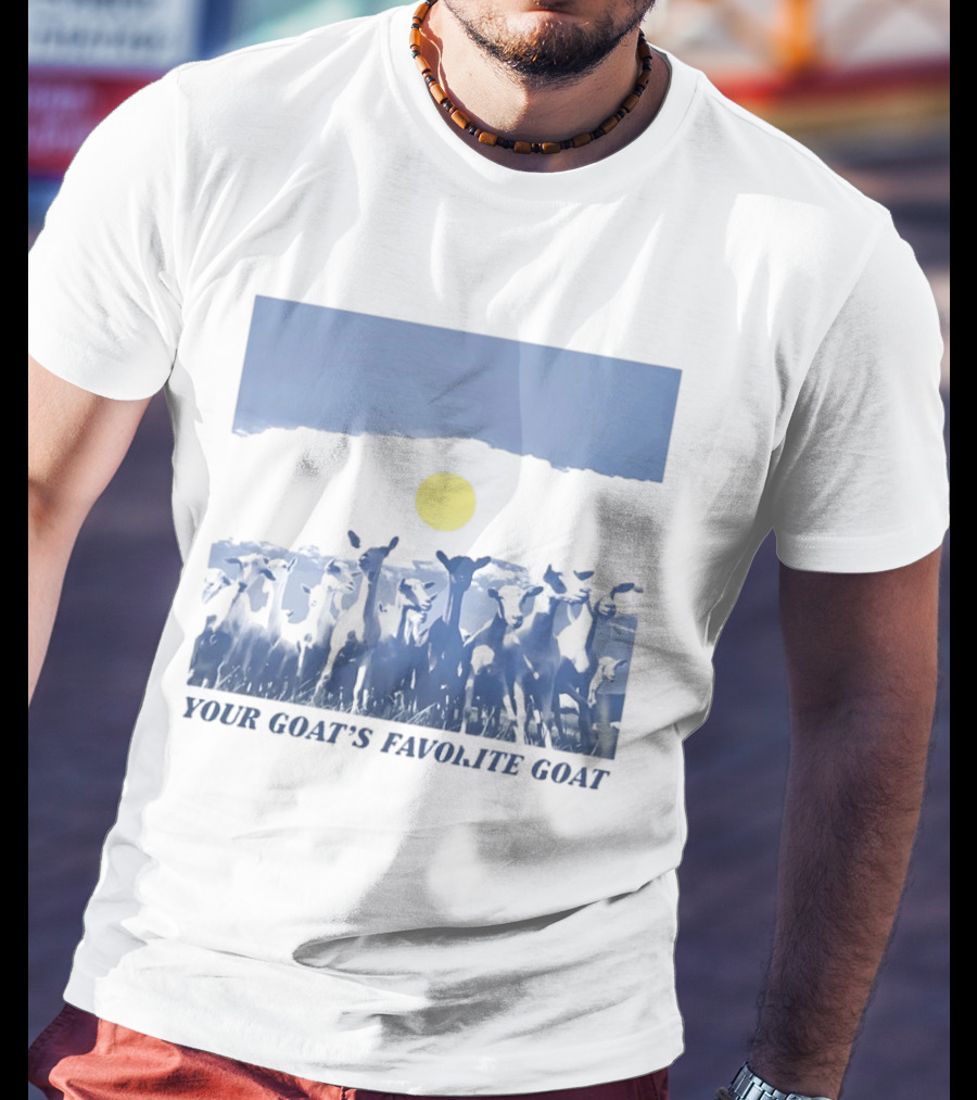 YOUR GOAT'S FAVORITE GOAT Moonlit Pasture T-Shirt