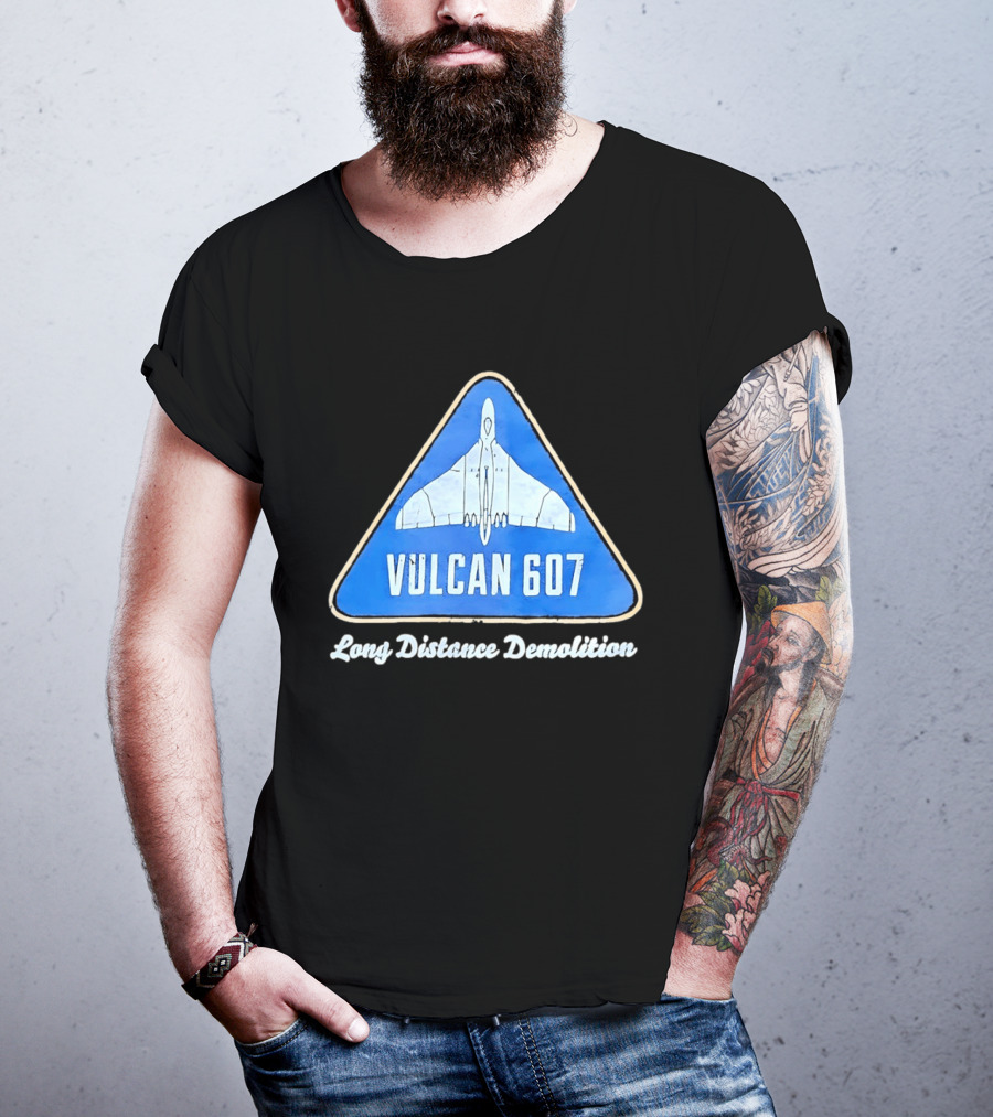 Vulcan 607 Long Distance Demolition Vintage Distressed T-Shirt