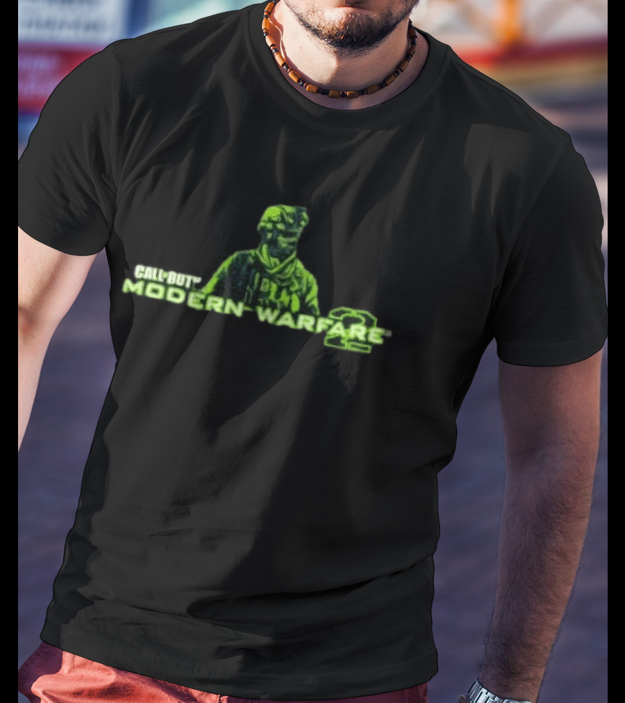 Call Of Duty Modern Warfare 2 Soldier Activision Gaming T-Shirt