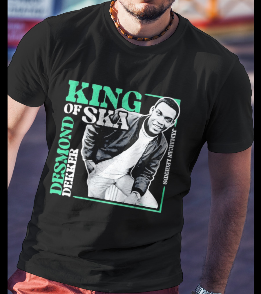 Desmond Dekker King Of Ska Jamaican Legends T-Shirt
