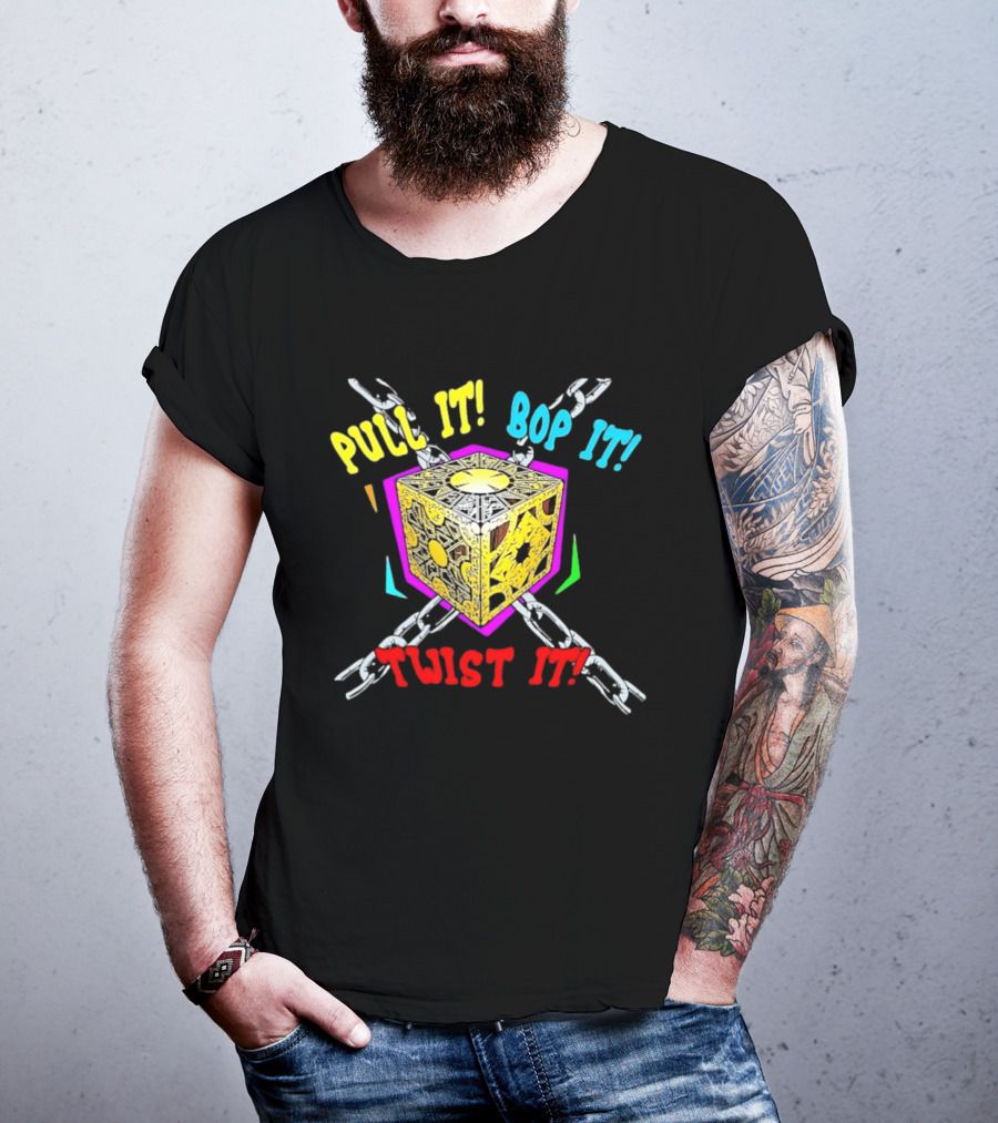 Lament Configuration Puzzle Box Pull It Bop It Twist It Chains Mashup T-Shirt