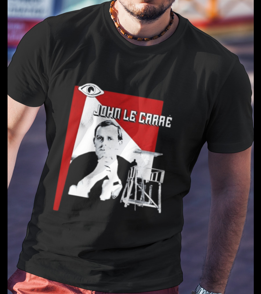 John Le Carré Spy Fiction Author Espionage Tower T-Shirt
