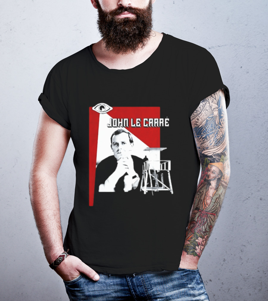 John Le Carré Spy Fiction Author Espionage Tower T-Shirt