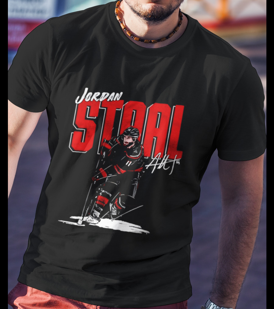 Jordan Staal Carolina Hurricanes Hockey Player Sportswear T-Shirt
