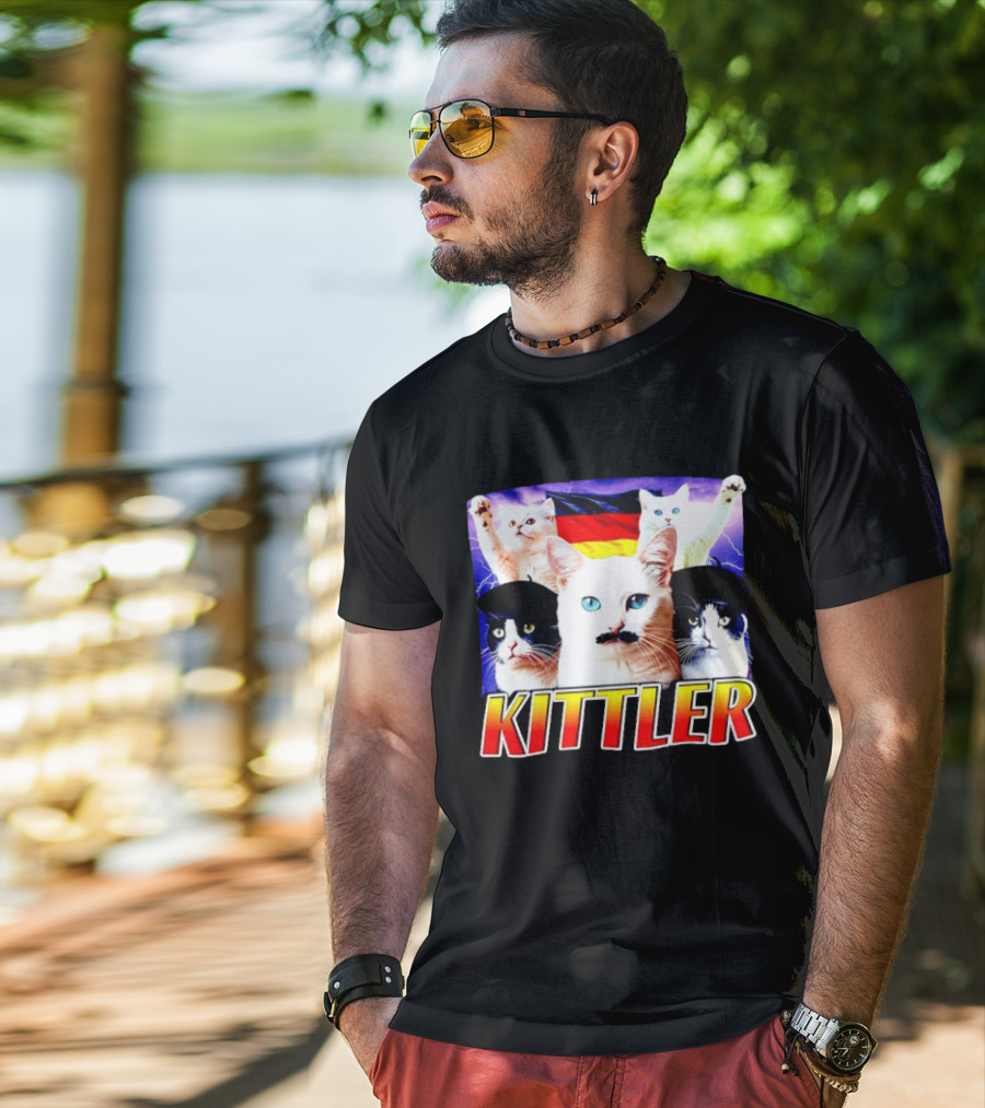Kittler Cats With German Flag And Cats T-Shirt
