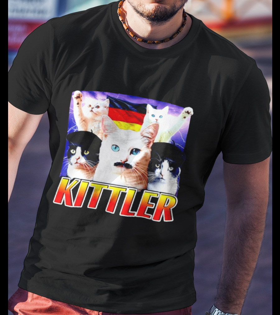 Kittler Cats With German Flag And Cats T-Shirt