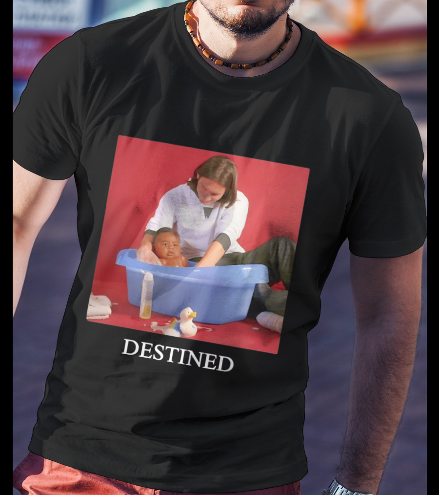 Lionel Messi Lamine Yamal Baby Bath Destined T-Shirt