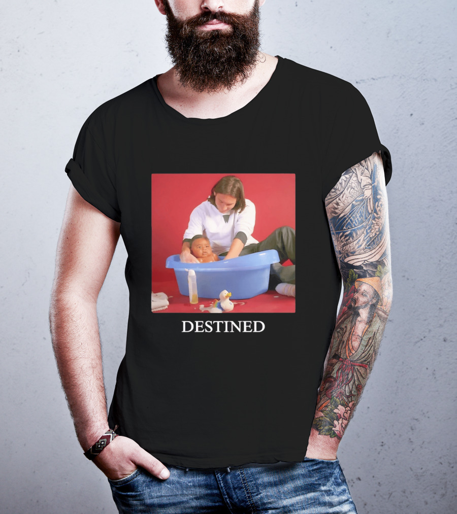 Lionel Messi Lamine Yamal Baby Bath Destined T-Shirt