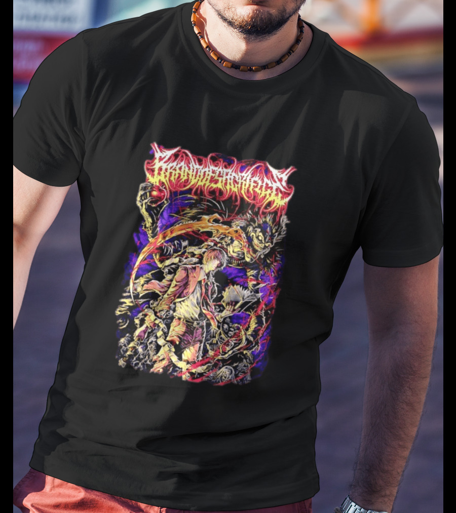 Loki Greenway Death Note Light Yagami Ryuk Heavy Metal Manga T-Shirt