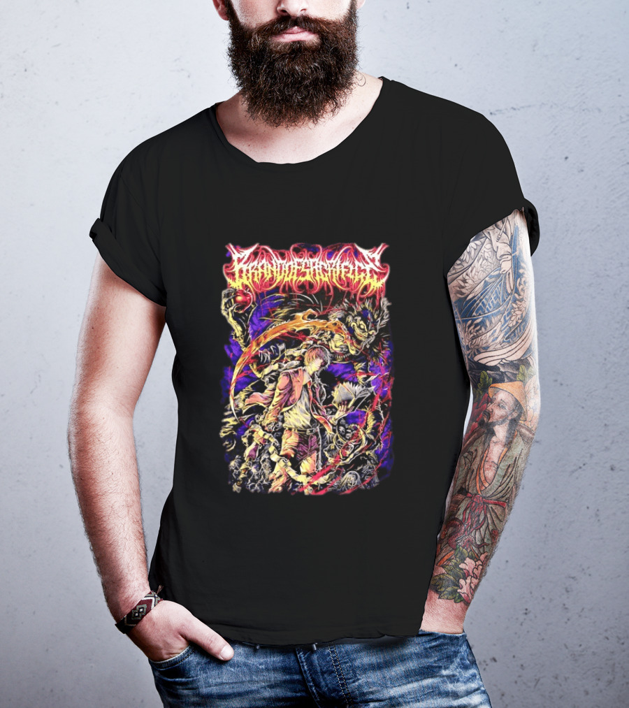 Loki Greenway Death Note Light Yagami Ryuk Heavy Metal Manga T-Shirt