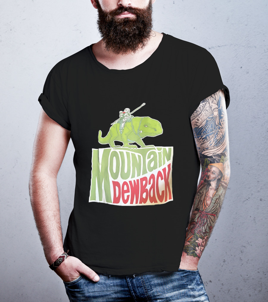Mountain Dewback Star Wars Stormtrooper Riding Alien Creature T-Shirt