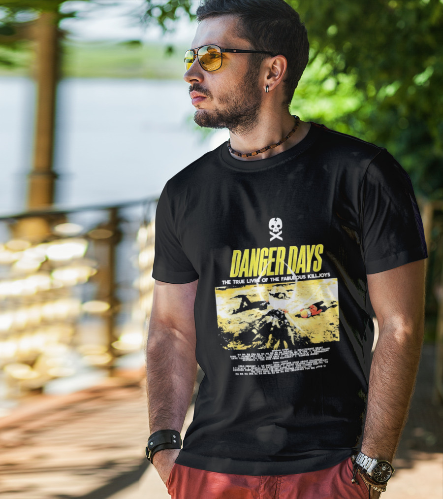 Danger Days The True Lives Of The Fabulous Killjoys Album Cover Art My Chemical Romance T-Shirt