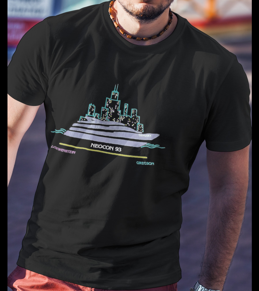 Neocon 93 Odyssey Gregson Loewenstein Chicago Skyline T-Shirt