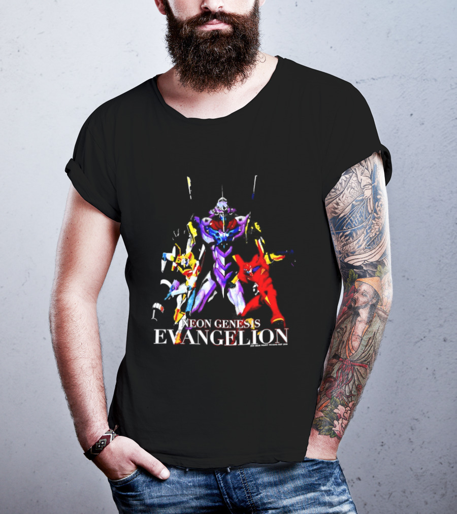 Neon Genesis Evangelion Eva Unit 01 Unit 00 Unit 02 T-Shirt