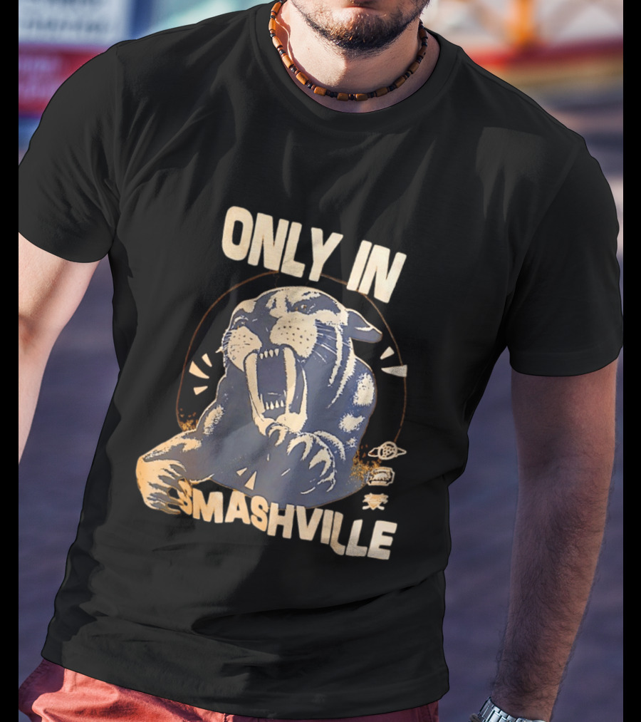 Only In Smashville Nashville Predators Fierce T-Shirt