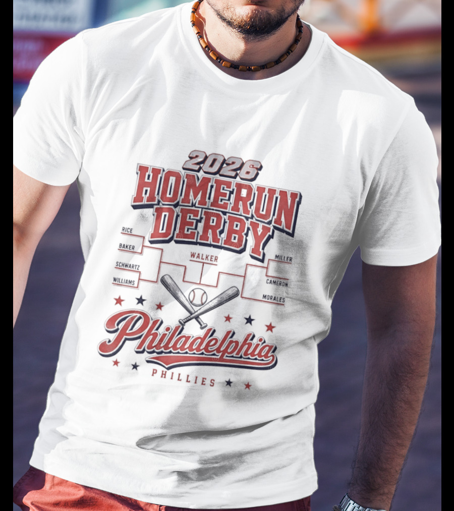 2026 Homerun Derby Philadelphia Phillies Tournament T-Shirt