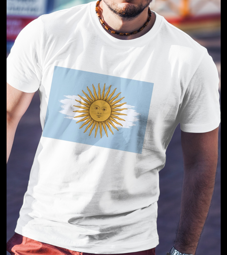 Argentina Sol De Mayo Sun Of May Flag T-Shirt