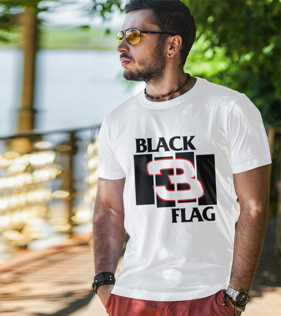Black Flag 3 Hardcore Punk T-Shirt