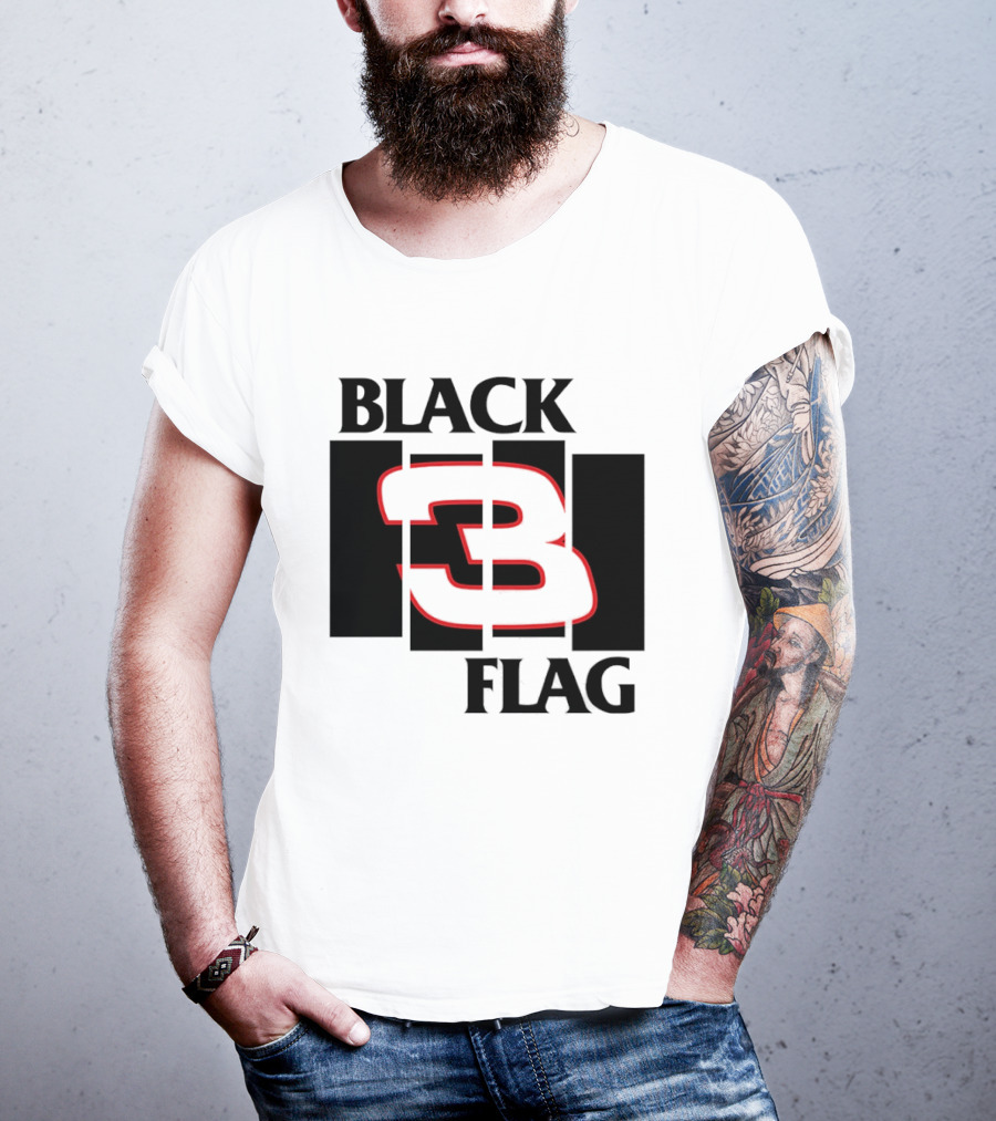 Black Flag 3 Hardcore Punk T-Shirt