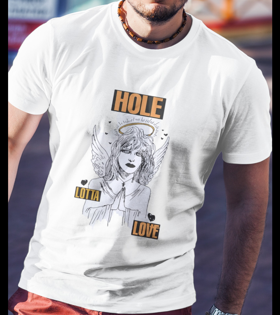 Hole Lotta Love Angel 90s Grunge Alternative Rock Fashion T-Shirt