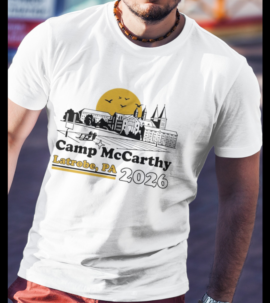Camp McCarthy Latrobe PA 2026 Sunset T-Shirt