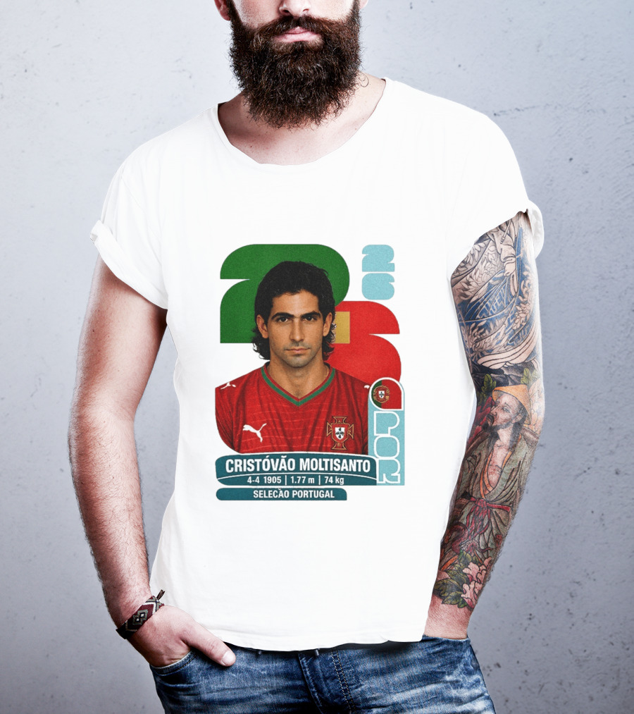 Cristóvão Moltisanto Seleção Portugal 2026 Soccer Card T-Shirt