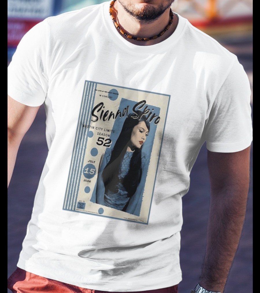 Sienna Spiro Live At The Roxy Theatre Austin City Limits Season 52 July 15 2026 T-Shirt
