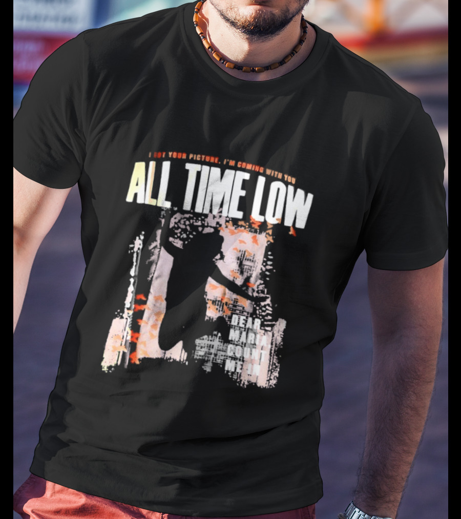 All Time Low I Got Your Picture Dear Maria Count Me In Butterfly Aesthetic T-Shirt