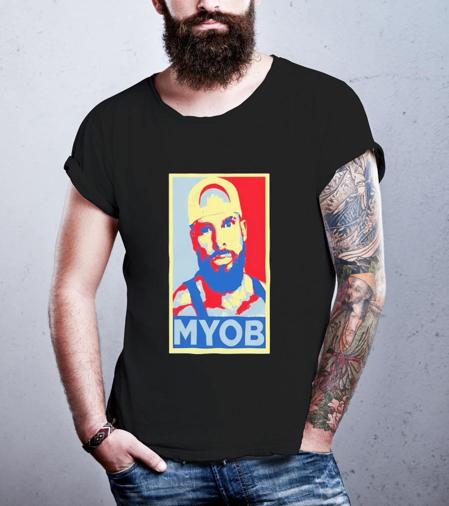 MYOB Bearded Man Hope Style Mind Your Own Business T-Shirt