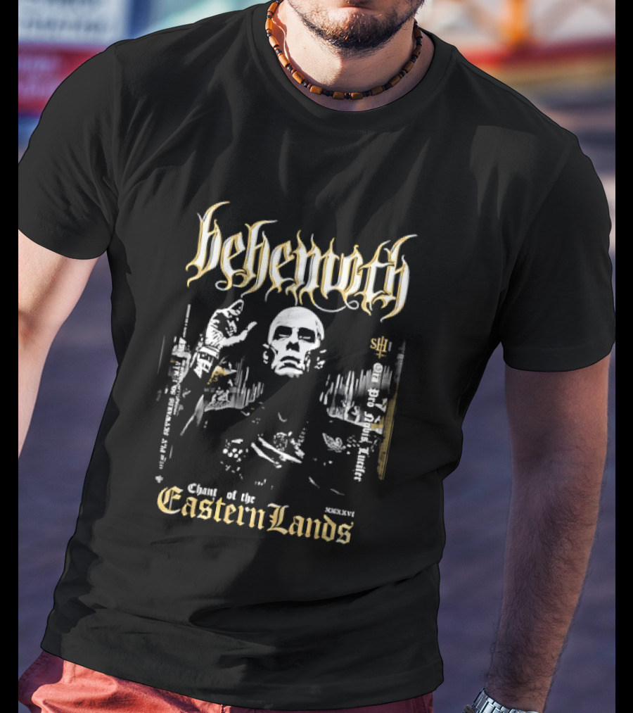 Behemoth Chant Of The Eastern Lands Ora Pro Nobis Lucifer T-Shirt