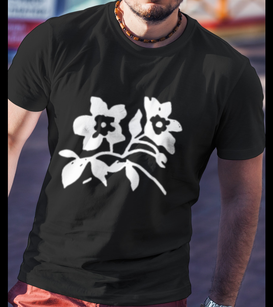 Flower It Was Time This Whole Time 2 Sided T-Shirt