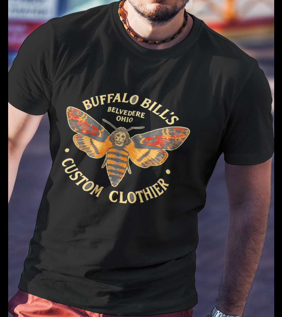 Buffalo Bill's Belvedere Ohio Custom Clothier Moth T-Shirt