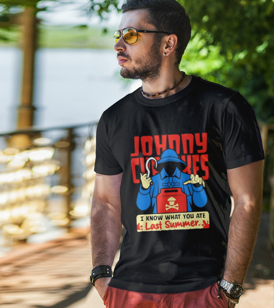 Johnny Cupcakes I Know What You Ate Last Summer Fisherman Cupcake Crossbones T-Shirt