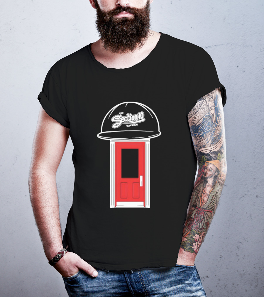 Section 10 Red Tavern Door Fenway Style Hat T-Shirt