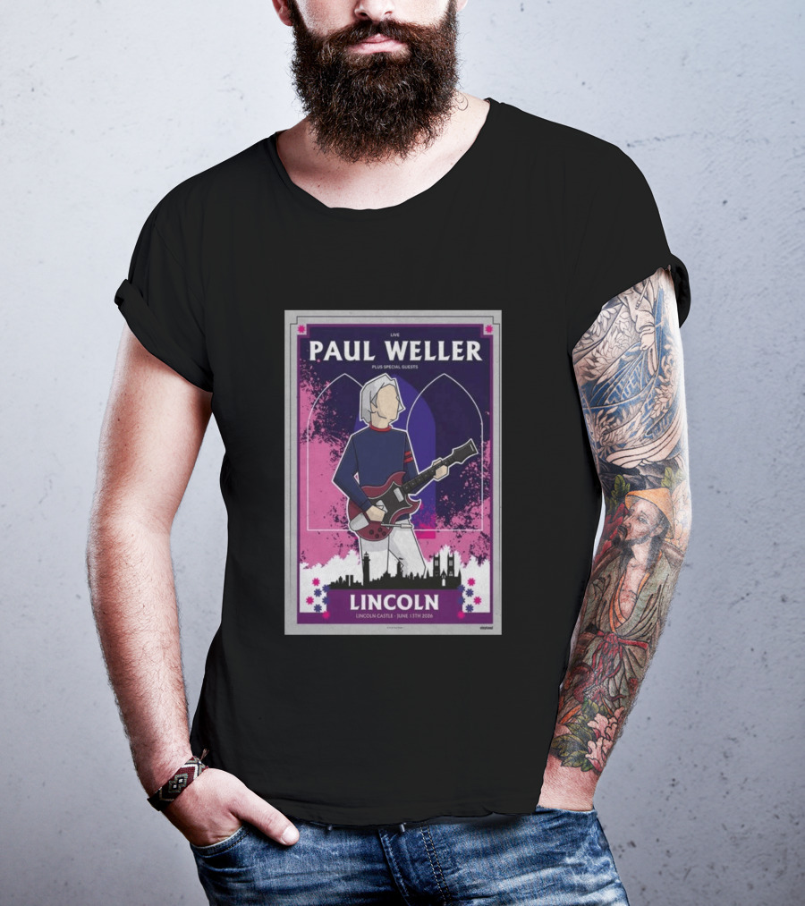 LIVE Paul Weller Plus Special Guests Lincoln Castle June 13th 2026 T-Shirt